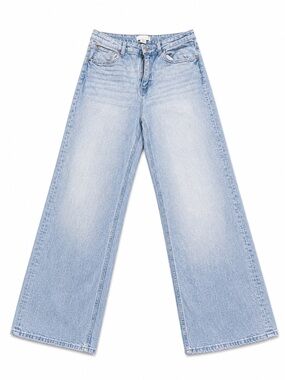 H&M Light Wash Wide-Leg Women's Jeans